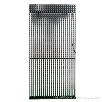 Glass Led Transparent Curtain Window Facade Display Screen